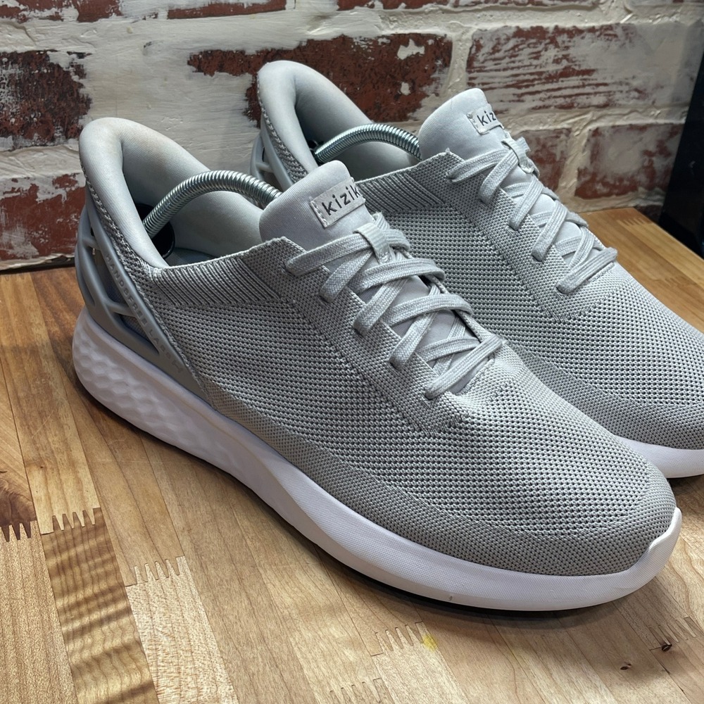 Kizik Athens Heather Gray HandsFree Slip On Sneakers Mens 11 Wide Womens 12.5 2E